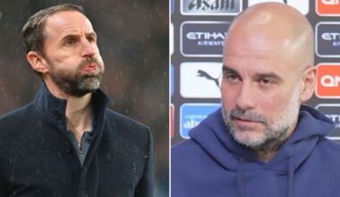Pep Guardiola says Man City in 'big trouble' with subtle dig at England boss Gareth Southgate