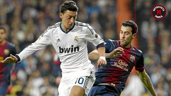 Mesut Özil: "In my era, El Clasico was the biggest game itw. Nowadays, the focus is more on Liverpool vs. Man City or Premier League games. But that's not Real Madrid's fault, they're one of the best teams itw. Barça have declined. Barça should look more at itself & not always complain the referees"