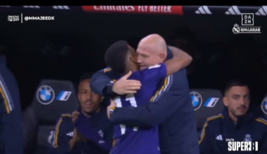 Our future captain reminded rodrygo to celebrate with Jaime salom who has recently lost his mother 🤍