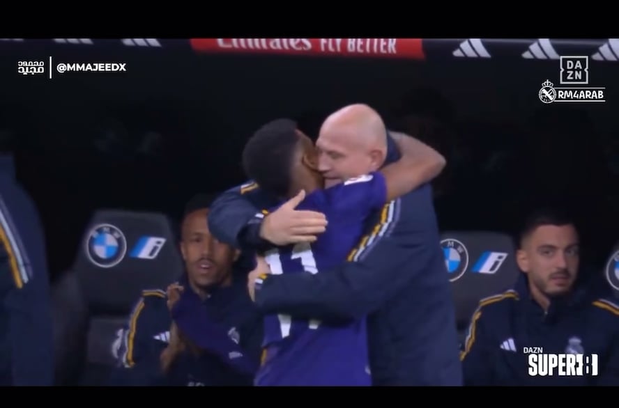 Our future captain reminded rodrygo to celebrate with Jaime salom who has recently lost his mother 🤍