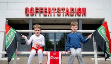 Julian (5) has been verbally abused for wearing an Ajax-shirt by an adult man in the supermarket: 'He just wanted to buy an ice cream'