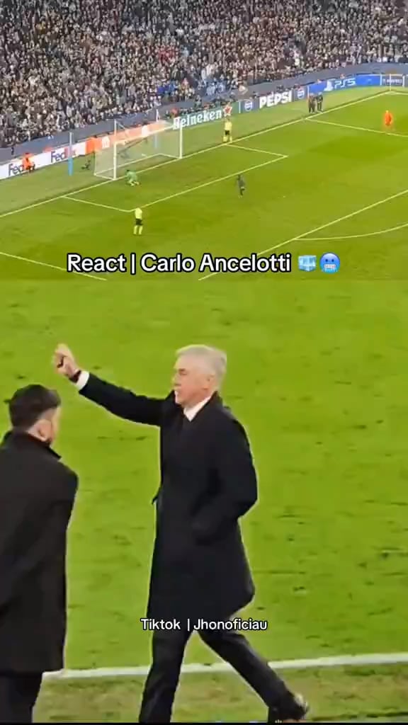 Don Carlo Ancelotti reaction to Rudiger last penalty winner