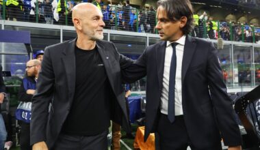 [MilanData📊] Stefano Pioli is the manager who has lost the most Milan derbies (all comps) in history: 9 defeats, all in charge of #ACMilan. With Pioli, the Rossoneri have won just three of the 14 matches against Inter (D2 L9), scoring 12 and conceding 29 goals.