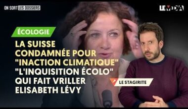 Le Stagirite: LA SUISSE CONDAMNÉE POUR INACTION CLIMATIQUE