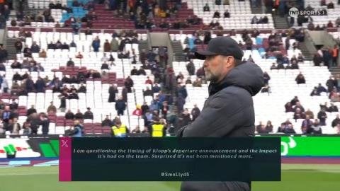 Peter Crouch on if Jurgen Klopp has underachieved at Liverpool (1 Premier League trophy in 9 seasons): "No. You’ve to remember where the club was. He had players here that weren’t Liverpool players & he had to clear that out. And he competed with Man City on a shoestring budget compared to them."