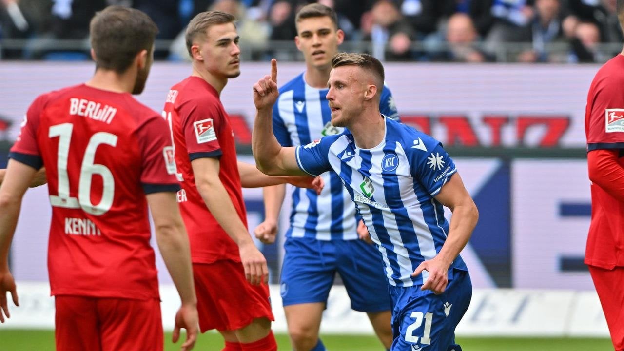 [2. Bundesliga] Heimsieg gegen Hertha BSC: KSC wahrt Minimalchance auf den Aufstieg