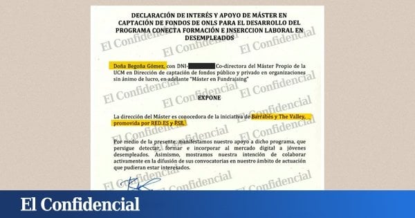 Begoña Gómez firmó una carta en 2020 para que dos empresas se llevaran un contrato del Gobierno de 7 millones de euros