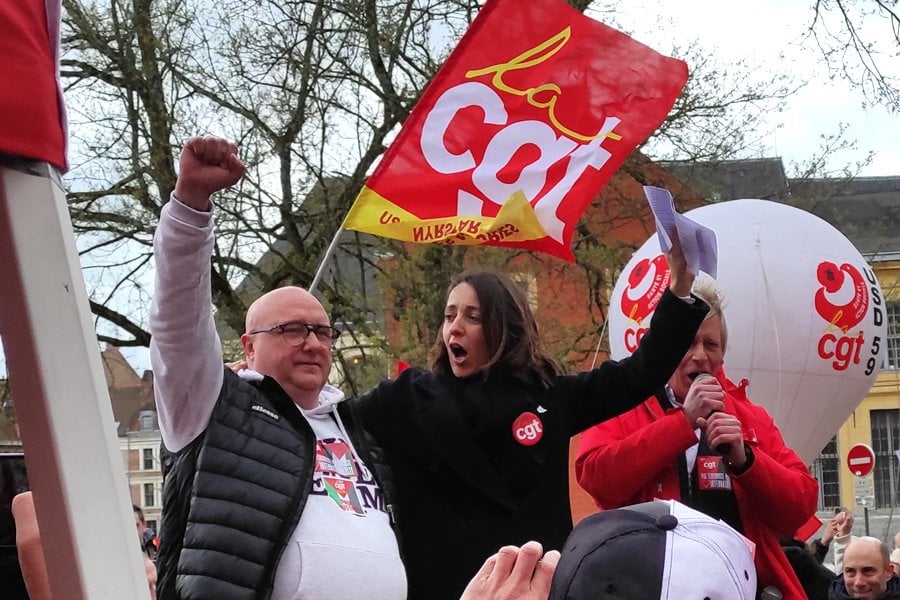 Au procès du secrétaire général de la CGT du Nord pour « apologie du terrorisme »