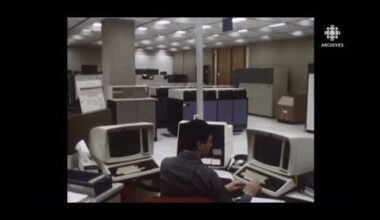 En 1984, la révolution informatique et les craintes pour les emplois - archives Radio Canada.