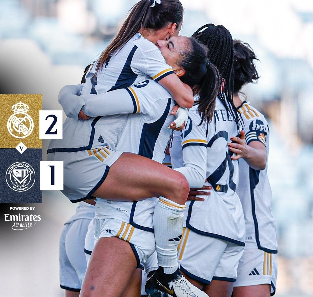 Real Madrid Femenino 2-1 FC Levante Las Planas | 10’ Uribe, 85' Hayley Raso, 90’+8' Claudia Zornoza | Liga F MD25