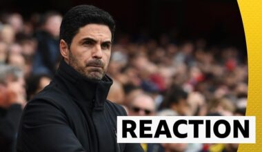 Arsenal 0-2 Aston Villa: Mikel Arteta reflects on damaging defeat