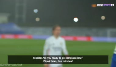 Throwback to Modric trolling Pique