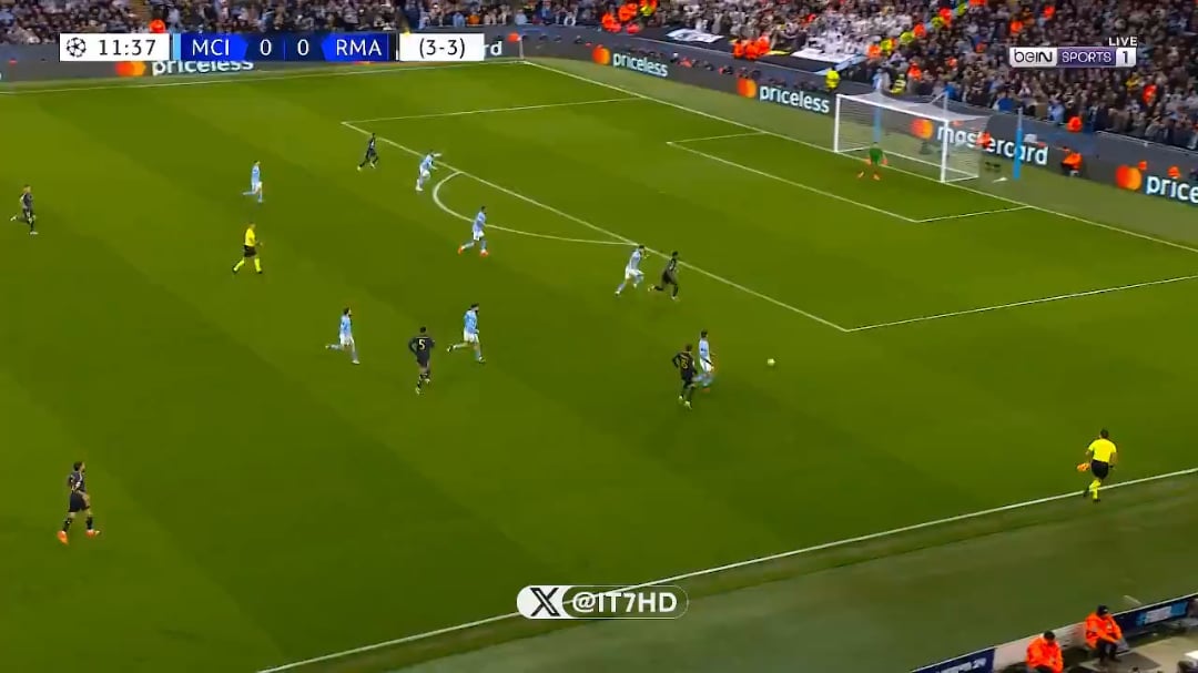 The Rodrygo goal. 1-0 Real Madrid.