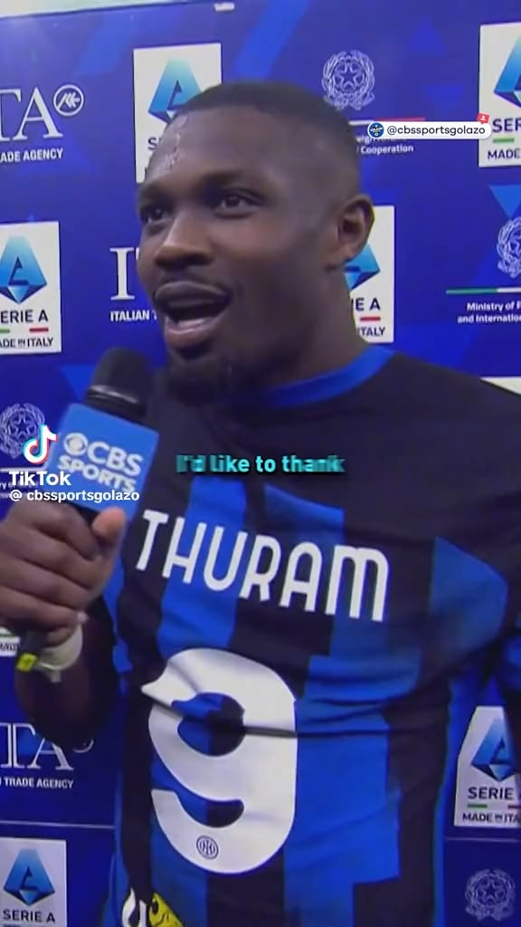 [CBS Sports Golazo] Marcus Thuram thanks Thierry Henry after Milan-Inter: “I’d like to thank Thierry Henry, maybe he’s gonna to see this, for all the advice he gave me. He’s like my uncle that’s always here for me, If I’m here today, it’s because of him.”