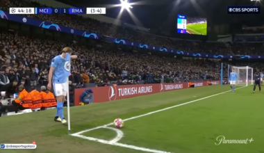 Lunin’s amazing fingertip save 🧤🔥