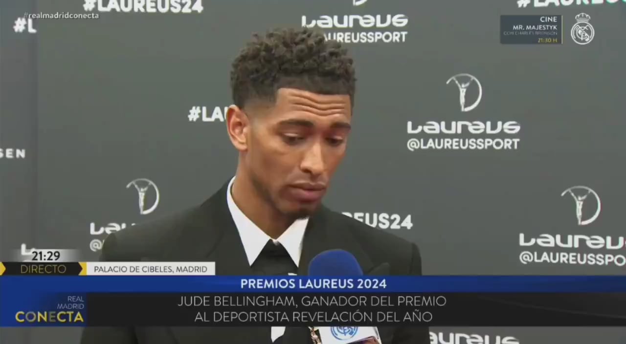 Jude Bellingham: "When Real Madrid wins I am always happy, the best thing that has happened to me is signing for Real Madrid, it is the withering point of 2023, Being able to play here every day, I am surrounded by very special people."🤍