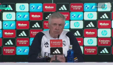 Carlo Ancelotti on Fede Valverde: "It is difficult to say what he can improve. He's been very good this season. He is a team player and that is decisive. Wherever I put him, he contributes. He contributes as a winger, as a pivot, he gives assists, goals. He is irreplaceable to me."
