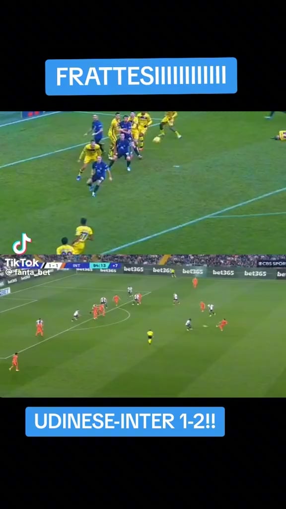 Davide Frattesi, always at the right place at the right time. Late winner vs. Verona and now vs. Udinese 🫡⚫️🔵