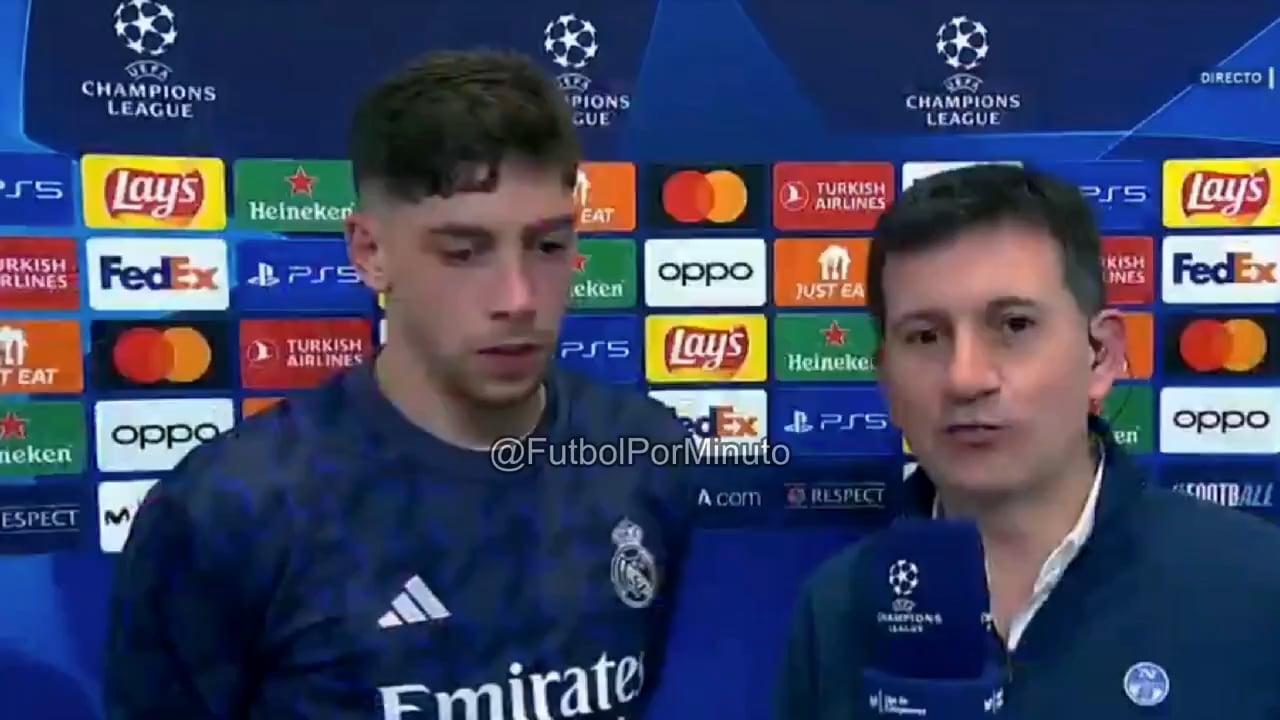 Fede Valverde: "This 3-3 draw vs. Manchester City feels like a defeat for us. We wanted to win."