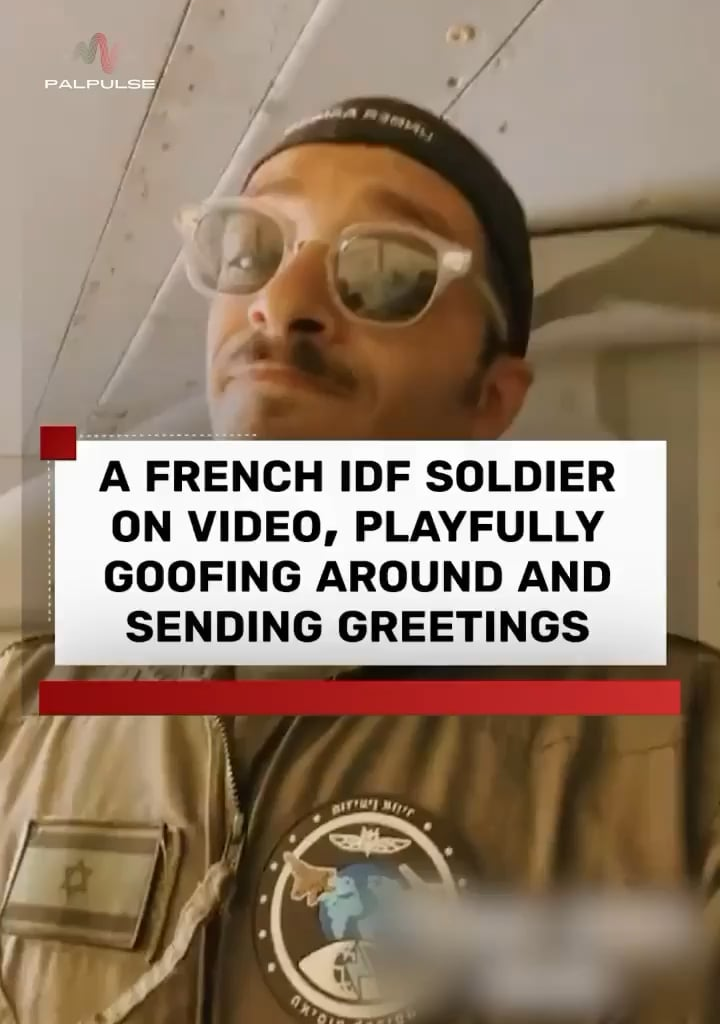 Soldat français de l’armée israélienne se filme entrain d’inscrire des messages menaçant envers Mélenchon et LFI sur une bombe - 21/04/2024, Israel