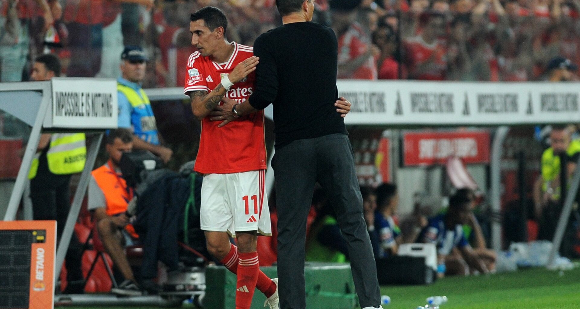 Schmidt e o comportamento de Di María com Pote: "Não foi com grande violência"