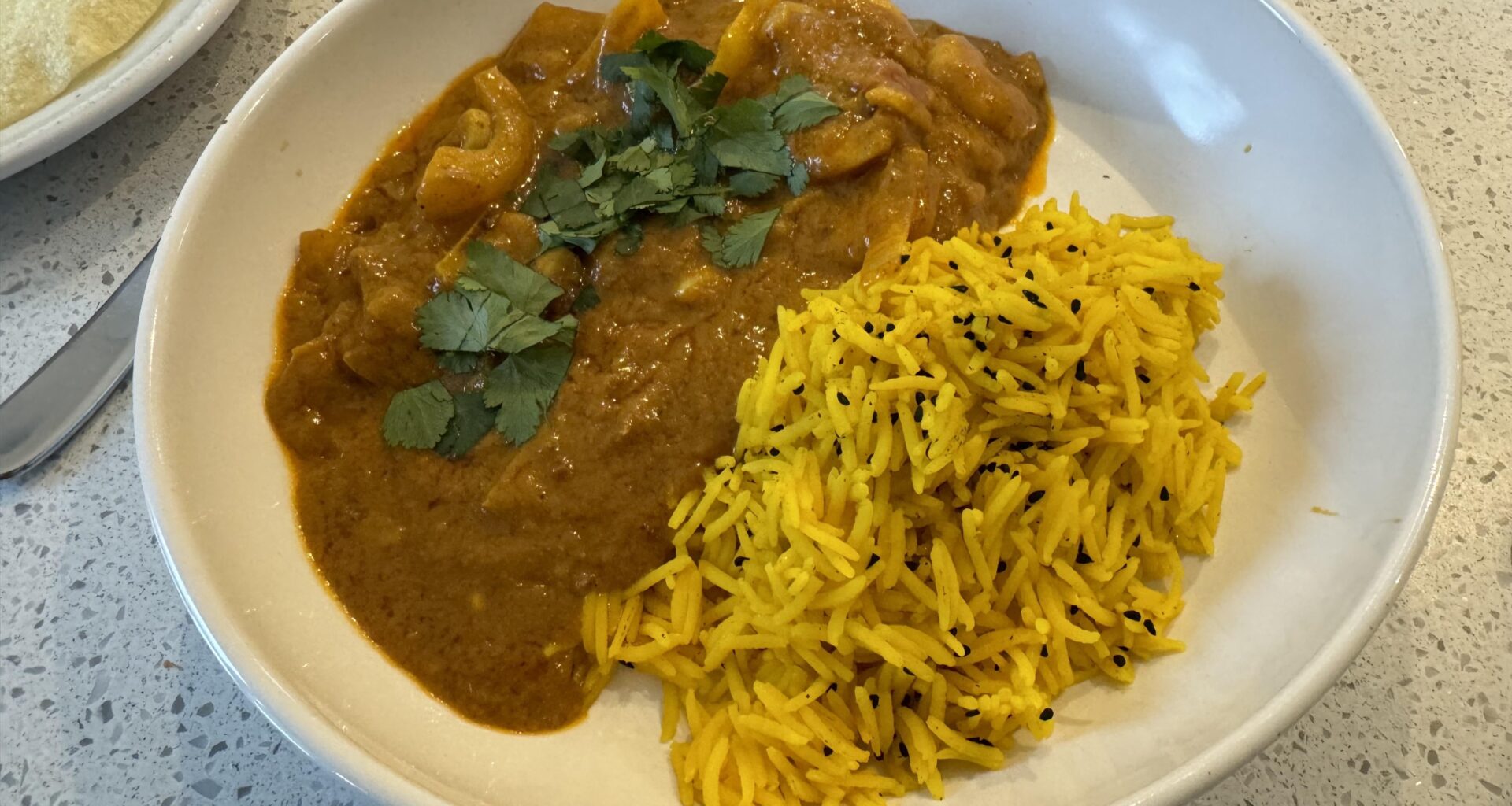 Keralan Prawn Curry & Pilau Rice