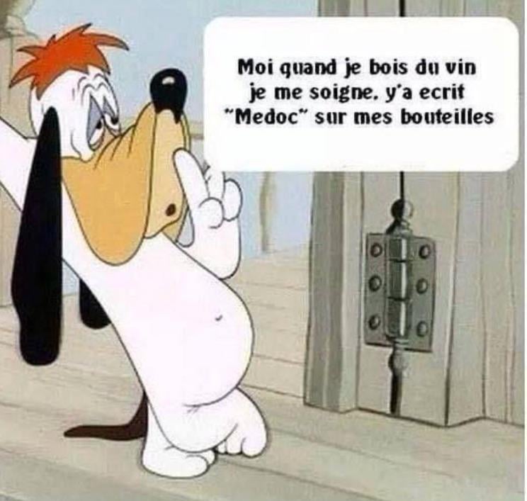 Avec de la bonne bouffe… du bon vin bien sûr !
