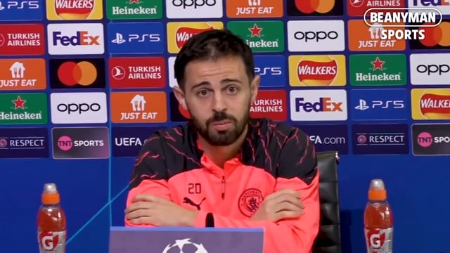 Bernardo Silva: "We have maximum respect for Real Madrid for what they achieved in the history. Its very difficult to control Real Madrid because they give you the feeling that you have the game under control but you're never in control and thats why they have the won the competition so many times"