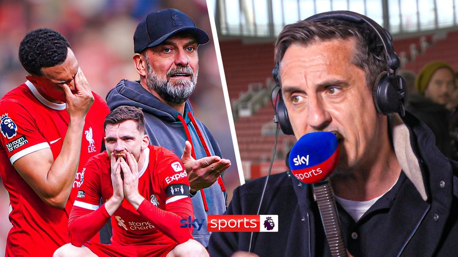"They have overachieved to this point" | Gary Neville's verdict on Liverpool