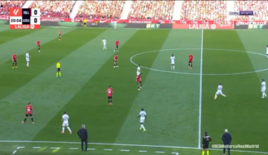 The foul whistled against Jude Bellingham