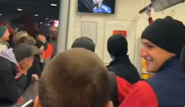 Bayern fans cheering on Real Madrid and Rudiger as Real Madrid knocks out Man City on penalties to meet them after 6 years in the Champions League Semi Finals to play the European Clasico, Most played fixture in the history of the European competitions. (26 matches played between one another)