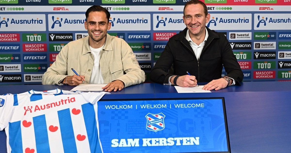 Official: SC Heerenveen signs Sam Kersten on a free transfer from PEC Zwolle