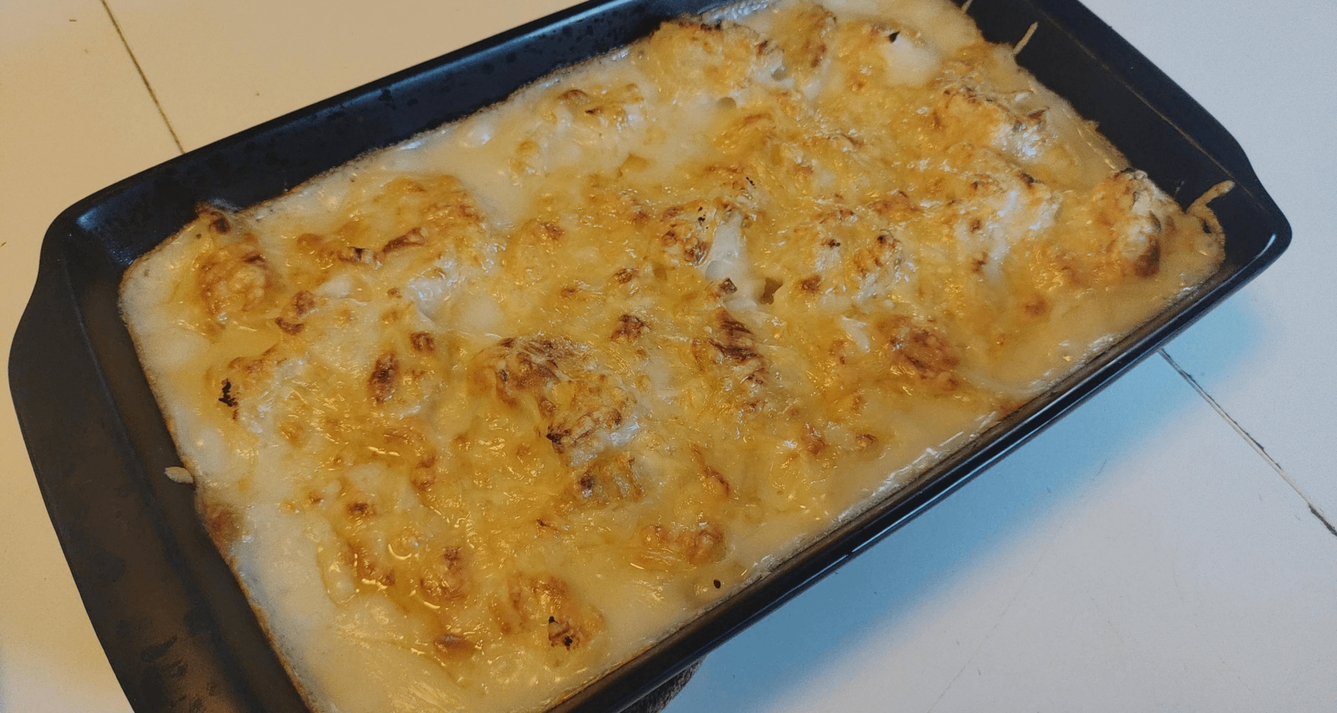 Gratin de pomme de la terre et de choux fleur
