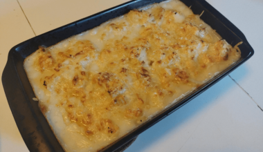 Gratin de pomme de la terre et de choux fleur