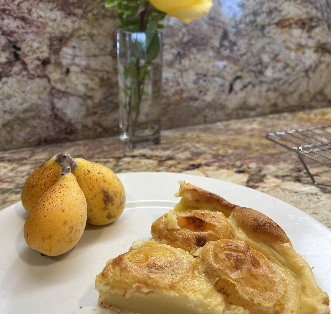 A French Twist with a Mediterranean Flair: Loquat Clafoutis