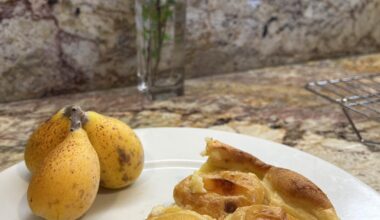 A French Twist with a Mediterranean Flair: Loquat Clafoutis