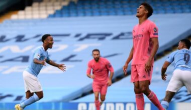 Varane on our CL tie with City during the pandemic in 2020: “I’d suffered a concussion [in the previous match v. Getafe]. I couldn’t concentrate, and I felt like a spectator.”