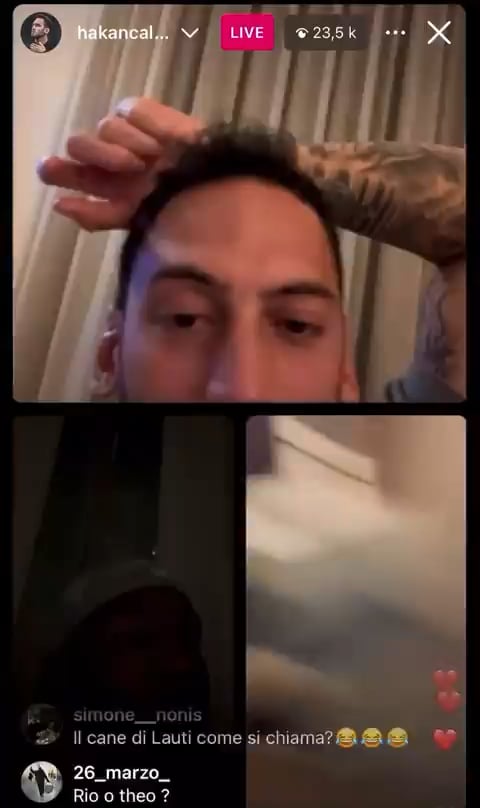 [Inter Xtra] Davy Klaassen showed his dog Rio on Instagram Live, saying he would man mark Marcus Thuram in training tomorrow.. Thuram replied: “The last dog that tried to man mark me.. ahh nevermind”