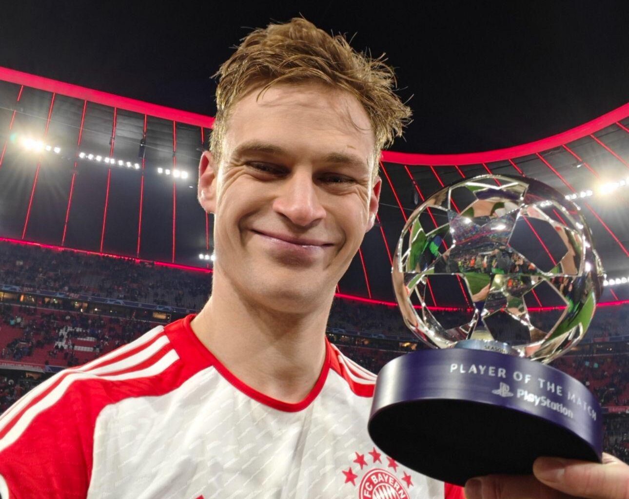 Joshua Kimmich has been named UEFA's Player of the Match