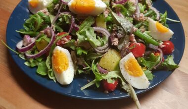 salade nicoise, since theres already summer temperatures