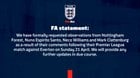 [OFFICIAL] FA Statement on Nottingham Forest