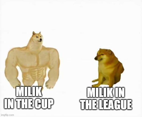 He scored more goals in the cup...