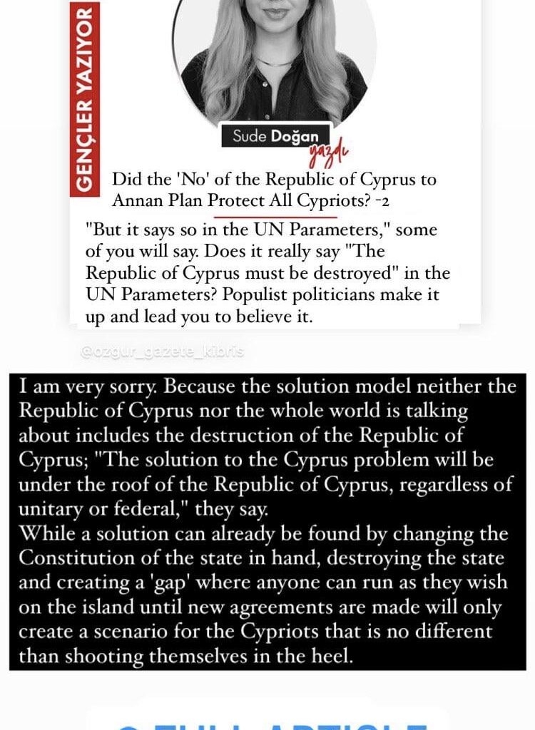 Twentieth Anniversary of the Annan Plan (2): Did the 'No' of Republic of Cyprus Protect All of the Cypriots?