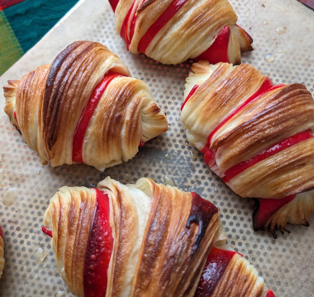 Bicolour croissant.