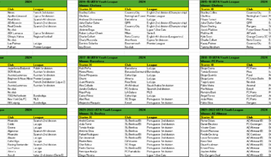 Vencedores da Youth league, onde estão agora?