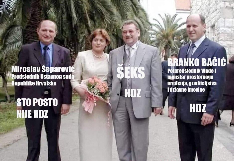 Predsjednik Ustavnog suda je vjenčani kum Vladimira Šeksa