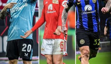 [Sky Sport] The top scoring left wingbacks in Europe: Grimaldo (Bayer Leverkusen) 38 games - 11 goals. Gosens (Union Berlin) 31 games - 7 goals. Dimarco (Inter) 34 games - 6 goals.