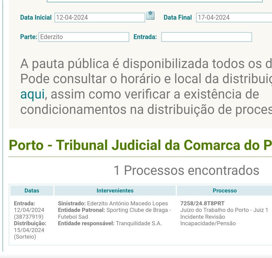 Pessoal, o que se passa com o nosso grande Eder? Alguém sabe o motivo deste processo no Braga?