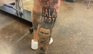 Leg sleeve in progress! #HalaMadrid