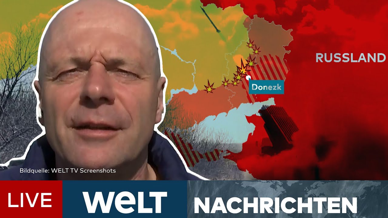 PUTINS KRIEG: Ostukraine – So wollen die Russen das Problem Donezk lösen | WELT News Stream